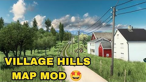 NEW OFF ROAD VILLAGE 🔄 TUNNEL 😳 MAP | MOUNTAIN V3 FINAL  UPDATED MAP MOD | BUSSID V3.7.1 | ETS2 MOD