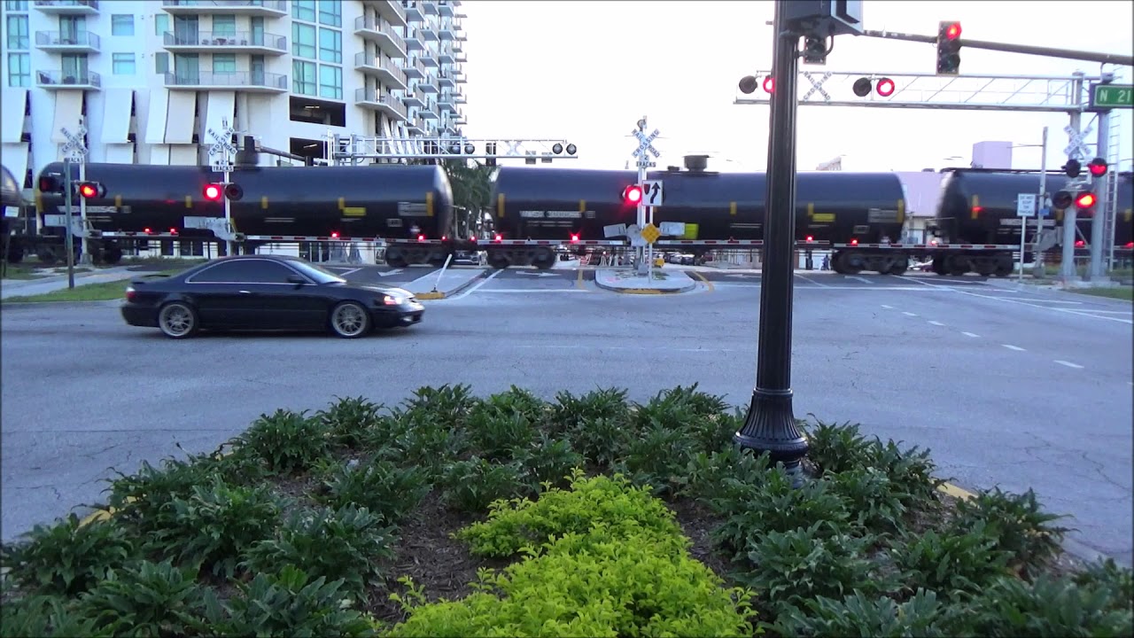 Downtown Hollywood Brightline and FEC Railfanning