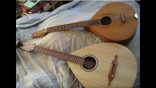 Modified Folkfriends Guitar Cittern vs. Trembita Guitar Kobza, Saltarello