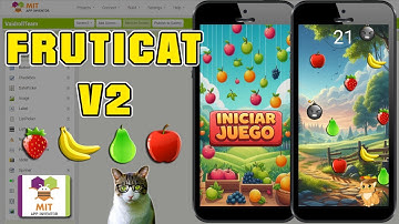 FRUTICAT v2.0 JUEGO DE ATRAPAR OBJETOS FÁCIL Y RÁPIDO EN MIT APP INVENTOR 2