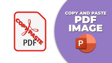 how to copy and paste pdf image into PowerPoint