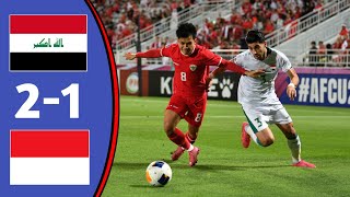 IRAQ VS INDONESIA | AFC U23 ASIAN CUP 2024 2-1 | HIGHLIGHTS