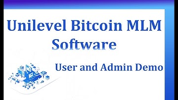 MLM Unilevel Script - MLM Software - MLM Unilevel Plan Script - MLM Unilevel Script Php
