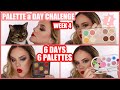 PALETTE A DAY CHALLENGE | Week 4 | 6 PALETTES, 6 LOOKS - Let's rank them!