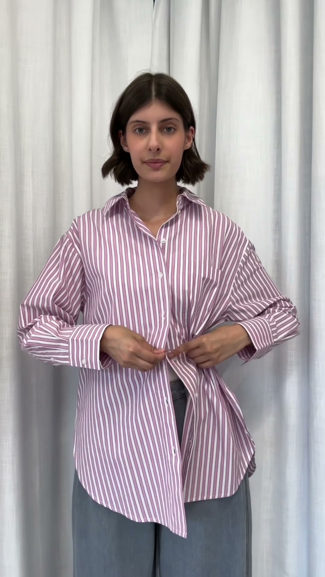 The safety pin shirt hack #fashionhacks #oversizedshirt The safety pin shirt hack #fashionhacks #oversizedshirt