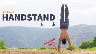 5 HANDSTAND Mistakes | How To Do Perfect Handstand Hold in Hindi