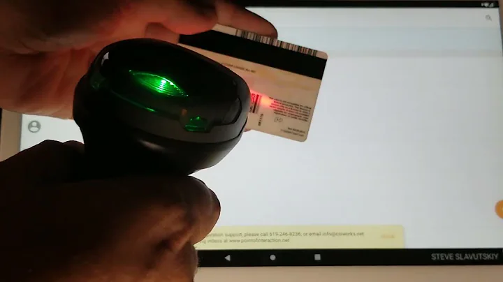 Demo of Age Verification App on Clover POS Duo with scan of Driver License
