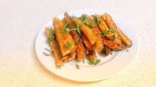 How to  make Fried zucchini(fingers) طريقه عمل الكوسه مقليه (فينجرز)
