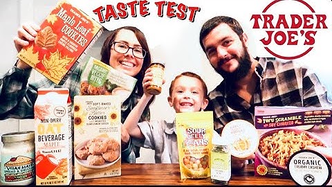 New Trader Joes Taste Test of the First Fall Items & More