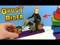 Making GHOST RIDER with clay | Tutorial