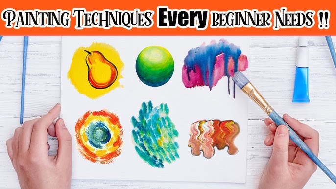 Brush Stroke Techniques Everything a Beginner Needs to Know and nobody  tells you #7 The Art Sherpa 