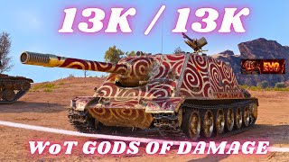 : WoT GODS OF DAMAGE WZ-113G FT 13K+ 1vs7 & Waffentr"ager E 100 (13K+)  Epic World of Tanks Compilation