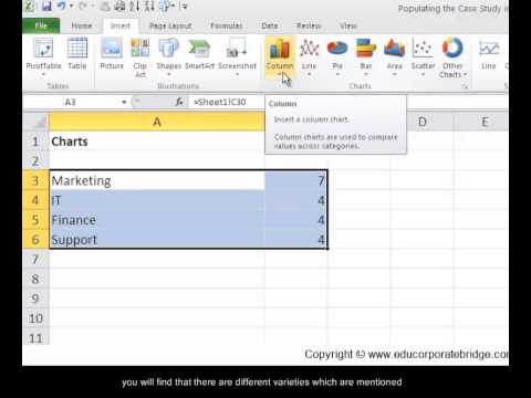 How to use Excel Charts and Graphs - Microsoft Excel tutorial - YouTube