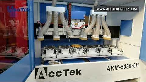 AccTek-AKM5030-6H multi head CNC Machine From AccTek