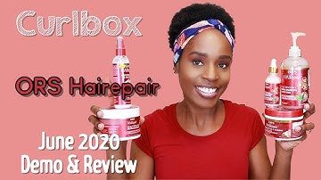 JUNE 2020 CURLBOX featuring ORS HAIREPAIR | FIRST IMPRESSION | HONEST REVIEW | JUNE CURL BOX| TEMIE