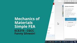 ECE215 Simple FEA