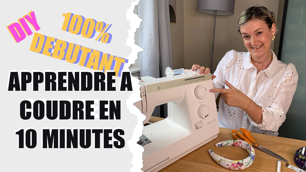 TUTO #1 Débuter avec une machine à coudre : mise en route, bobinage de la  canette et enfilage 