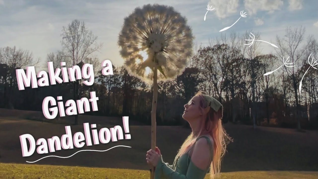 Я хочу быть Арриетти… Мастер-класс по созданию гигантского одуванчика! ♡