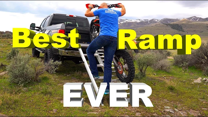 THE BEST Dirt Bike Ramp EVER!  Step Ramp Review