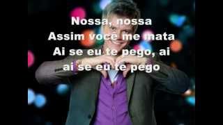 Video thumbnail of "Michel Telo - Ai Se Eu Te Pego ( Mosa Mosa Asi Voce Me Mata ) Lyrics"