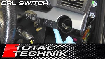 How to Remove Daytime Running Lights Switch - Audi A4 S4 RS4 - B6 B7 - 2001-2008 - TOTAL TECHNIK