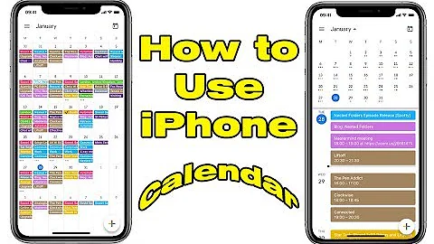 How to Use iPhone Calendar App & Set reminders and Alerts