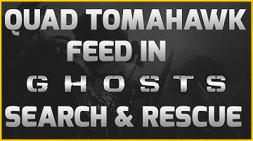 Quad Throwing Knife Feed In COD Ghosts Search & Rescue!!