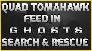 Quad Throwing Knife Feed In COD Ghosts Search & Rescue!!