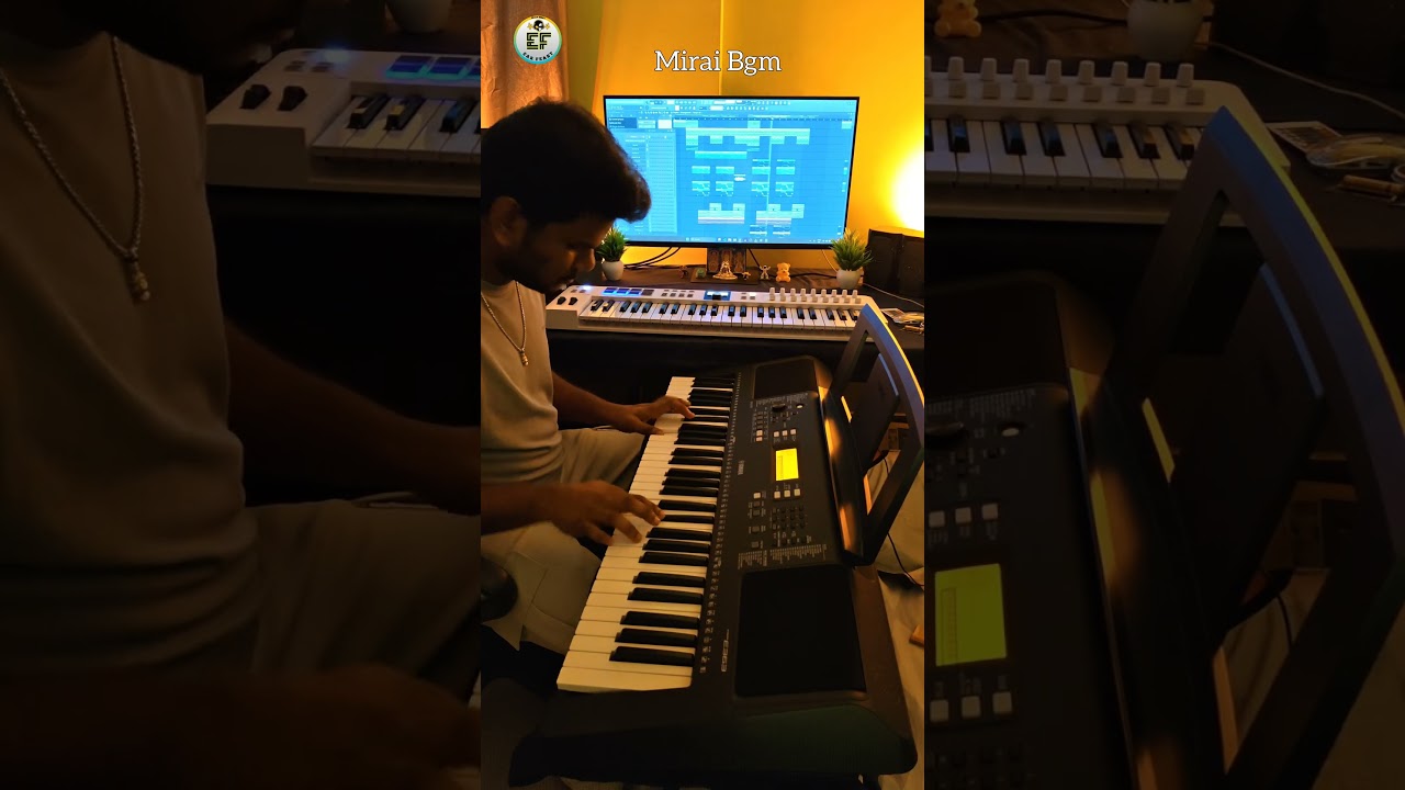 Mirai BGM | Mirai Theme BGM | Piano Cover  | Teja Sajja | Karthik | Hari Gowra 