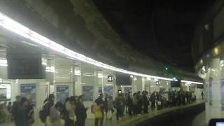 名鉄　1030／1230系1131F特急豊橋ゆき　モーター音がよく聞こえる！　展望席車内から名古屋入線までの前面展望を見る！　名鉄　ファンではないけど乗車で！566回　565回の後