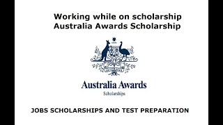 Australian Awards Scholarships | Working while on scholarship