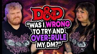 Reacting to D D Reddit Can a Player OVER-RULE The DM