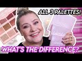 COMPARING ALL 3 TARTELETTE JUICY PALETTES! HOW DIFFERENT ARE THEY & WHICH ONE IS THE BEST?!