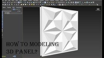 How to modeling 3D Panel in 3dsMax /3D Panel Modelləmə-Xeqani Ehmedov