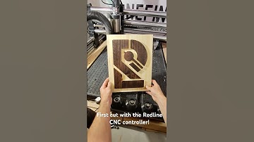 Eerste snede met de nieuwe Redline CNC-controller! #cnc #onefinitycnc #houtbewerking