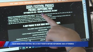 Blue Ridge Rock Festival selling 2024 tickets despite countless people still waiting for refunds fro