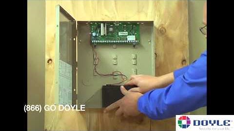Doyle Security Systems - How To Change a Battery In The Main Control Panel