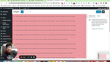 How to Fix "block was affected by errors and may not function properly." WordPress Widgets Errors