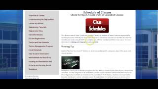 Open, Closed and Cancelled Classes (Student Series)
