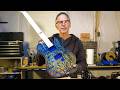 Making A Crocodile Guitar Part 13: Adding A Patina To The Silver Leaf