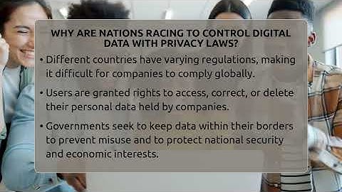 Why Are Nations Racing To Control Digital Data With Privacy Laws? - Everyday-Networking