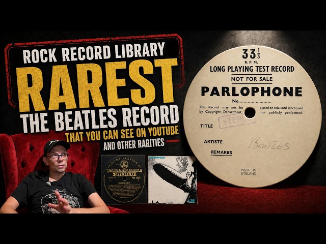 Extremely rare The Beatles vinyl record - plus other vinyl