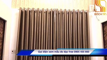 Rèm vải trơn màu da bò chống nắng tốt của Bách Tín Đà Nẵng