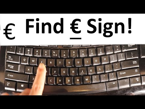 How to find Euro sign (€) on the keyboard