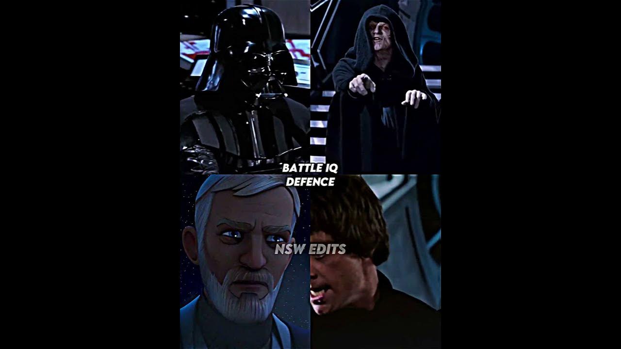 Darth Vader VS Sidious VS Obi-Wan VS Luke Skywalker