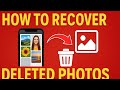 📱 Recover Deleted Photos Easily | 100% Working Trick