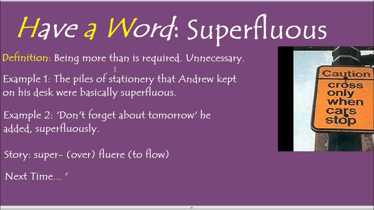 Which words are being defined. Superfluous. have a word. цршср шы ыгзукадщгы руку. which is superfluous руку.