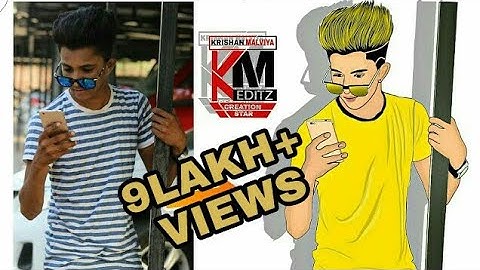 New Cartoon Image Editing Tutorial in mobile||Digital Art+Victor Art||Digital Painting|PicsArt Edit.