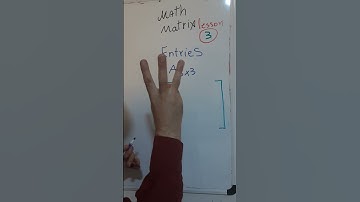 Math matrix lesson(3) #maths #mathematicks #mathematics