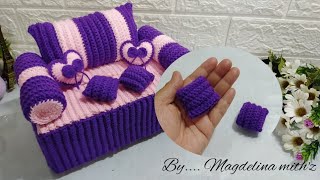 Crochet Pillow For Tbc Sofa Bantal Sarung Kotak Tisu